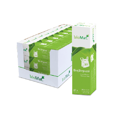 BIOMAT®-biojätepussi 30 litraa, sangallinen